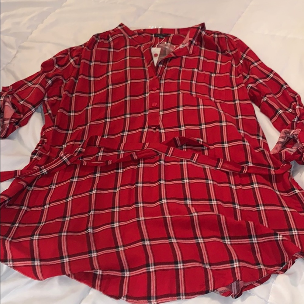 Plaid Top